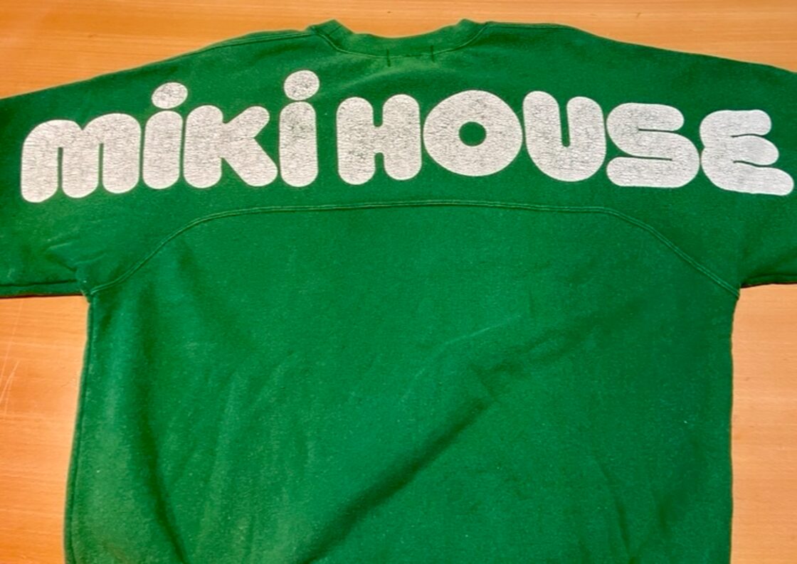 ビンテージMIKI HOUSE ミキハウス ロゴ スエット 昭和レトロ80s90s 