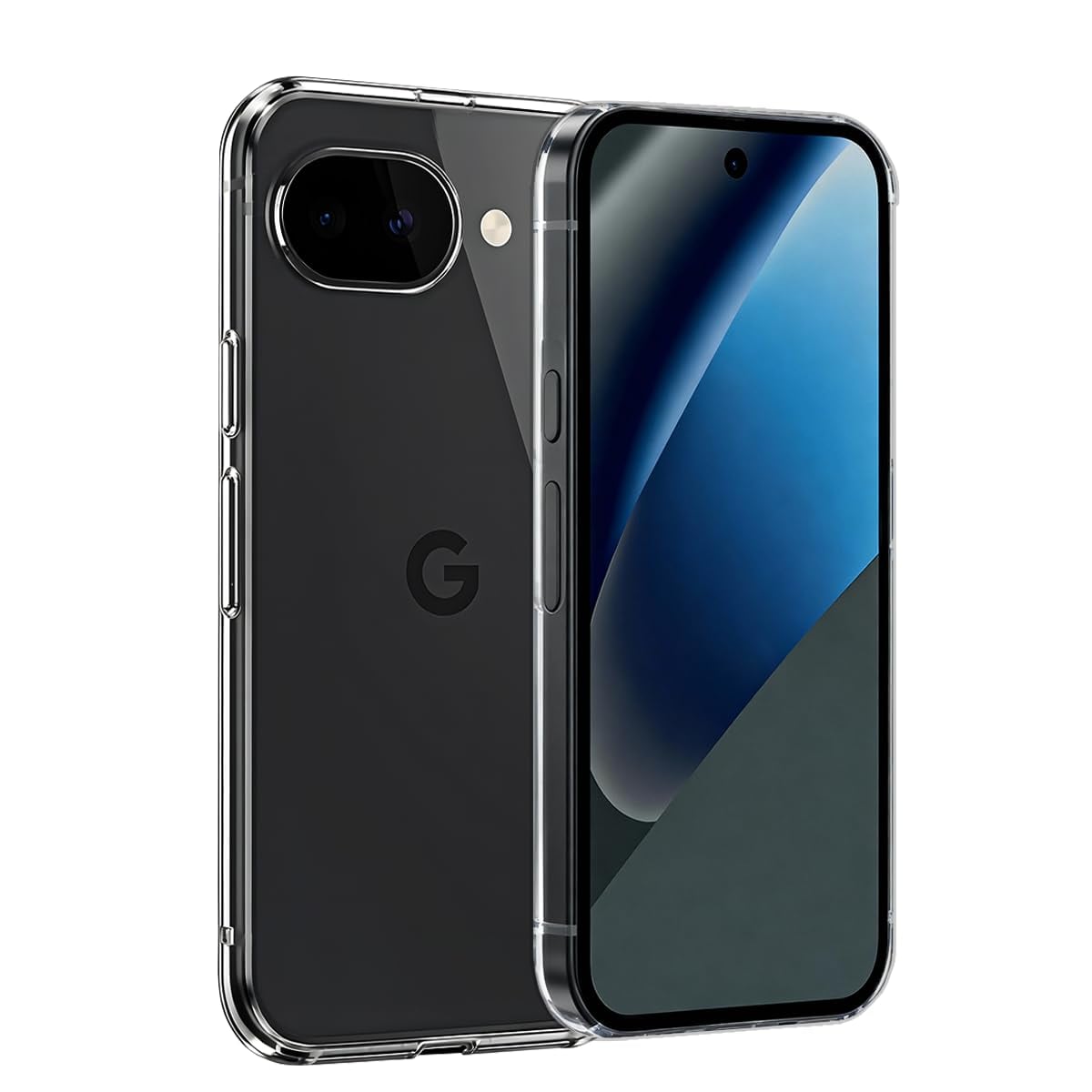 Huy google pixel 10a ケース クリア 黄変防止 pixel 10a カバー 対応 薄型カバー 保護ケース TPU素材 pixel 10a カバー 米軍MIL規格取得 グーグル 10a 用の ケースすり傷防止 耐衝撃
