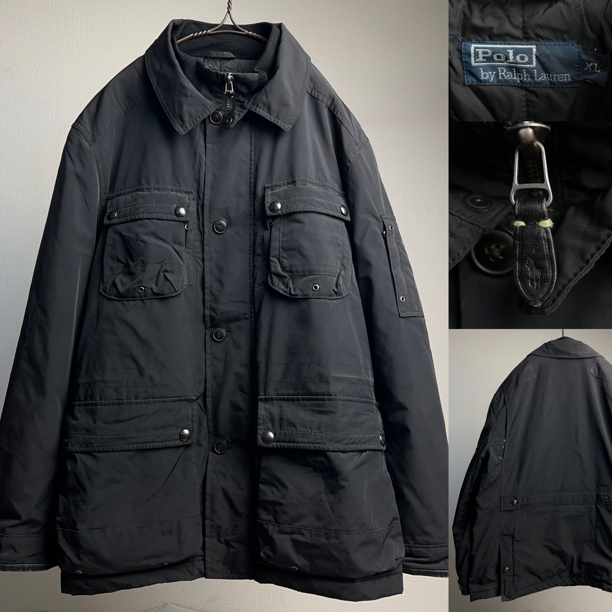 Polo by Ralph Lauren Poly Hunting Jacket ポロラルフローレン ハンティングジャケット ブラック オイルド  【1000A60】【送料無料】