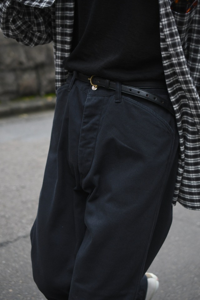 BAUTH / SATIN FLISCO PANTS (CHARCOAL)