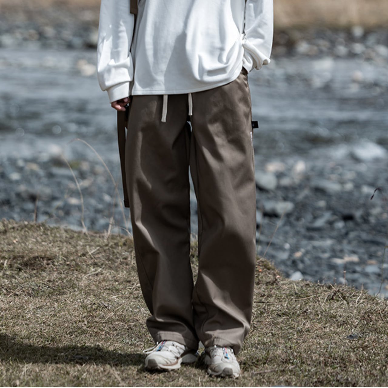 フリースライニングワイドパンツ N20002