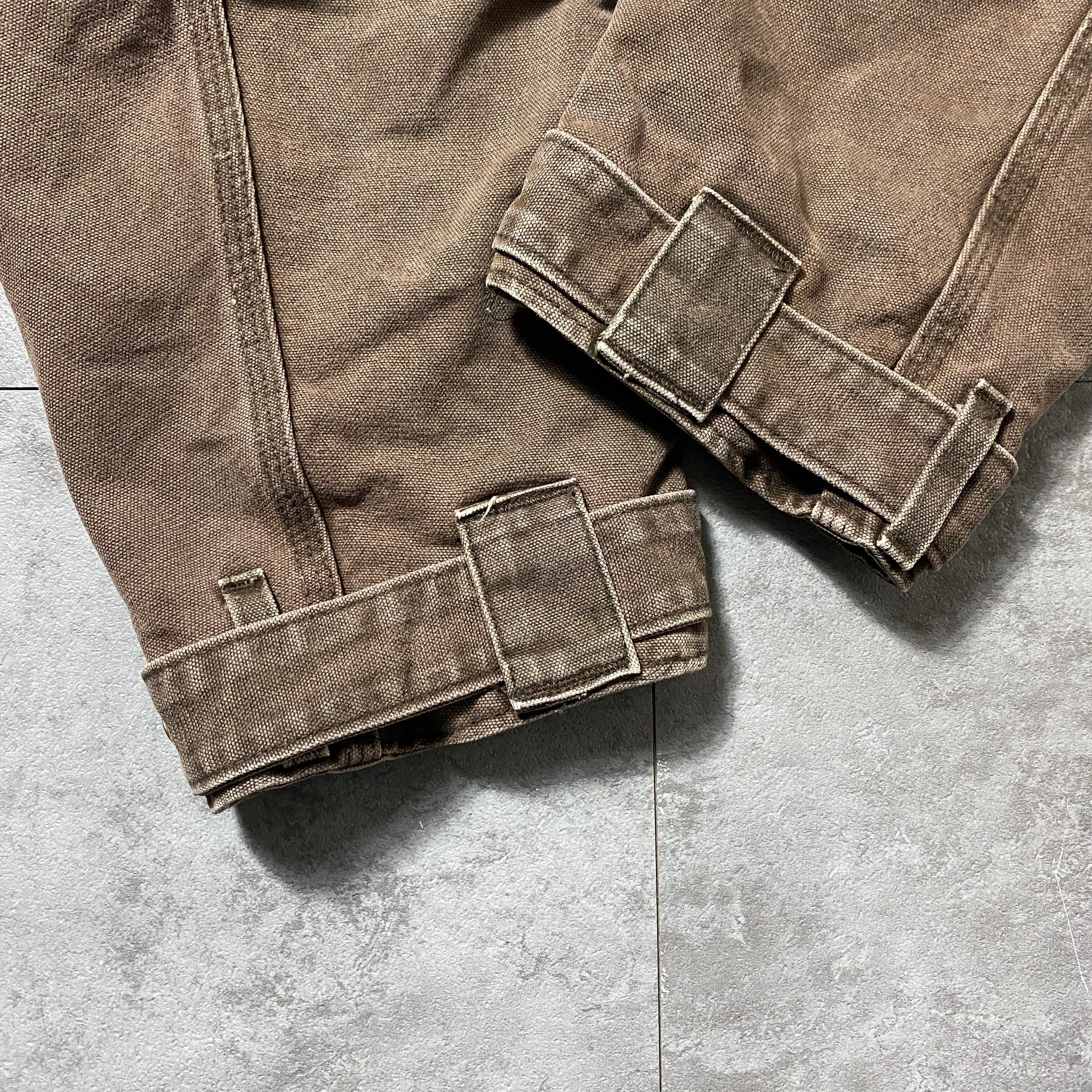 00's carhartt カーハート レザーパッチ コーデュロイ襟 ライナー