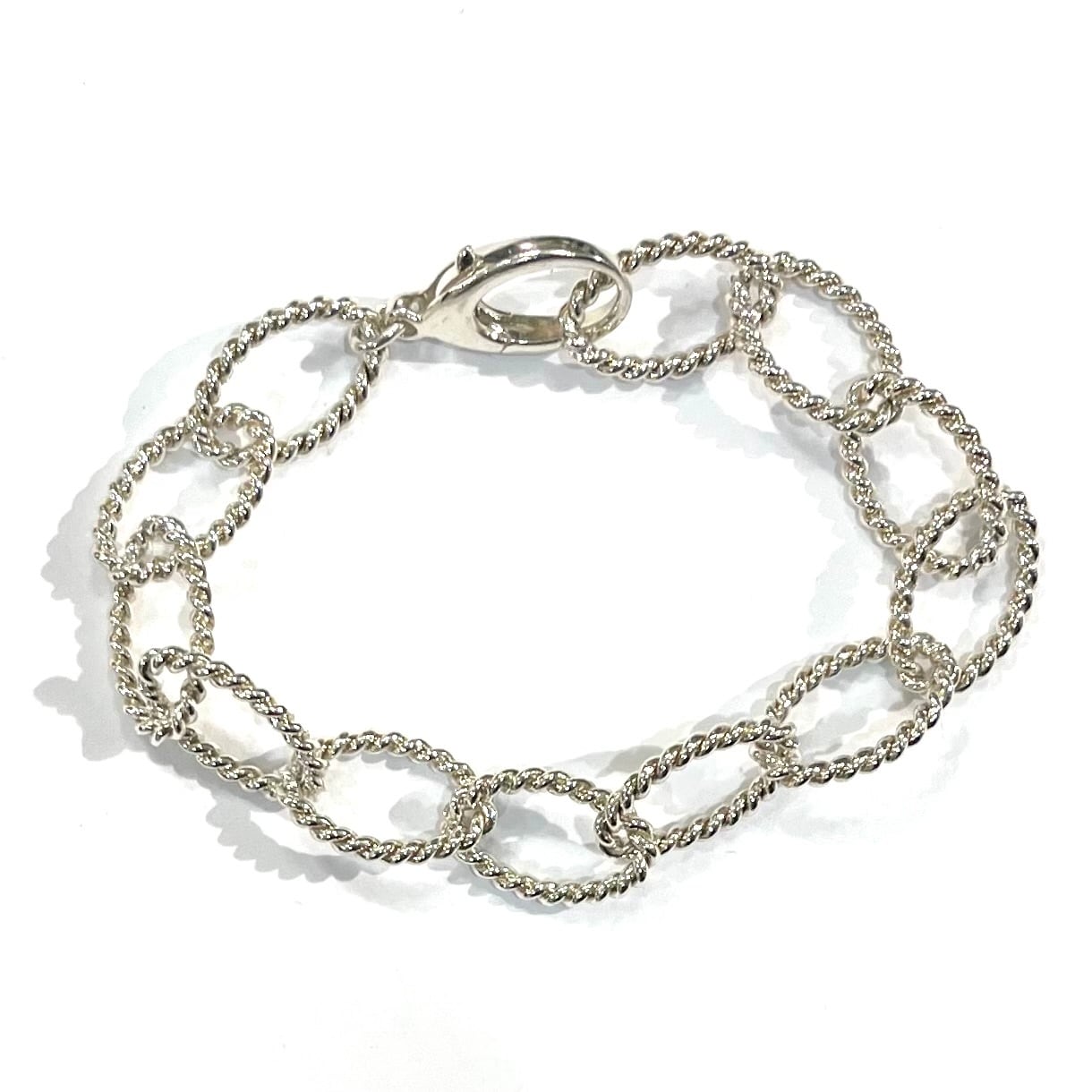 VINTAGE TIFFANY ティファニー ツイスト サークル ブレスレット TIFFANY&CO.】【20.5cm】2606ティファニー ツイスト サークル
