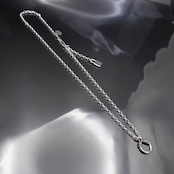 CROWN HORSESHOE w/ BLACK DIAMOND NECKLACE / クラウンホースシューブラックダイヤモンドネックレス