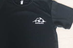 MOGURA登山部Tシャツ　速乾素材　メンズLサイズ　黒