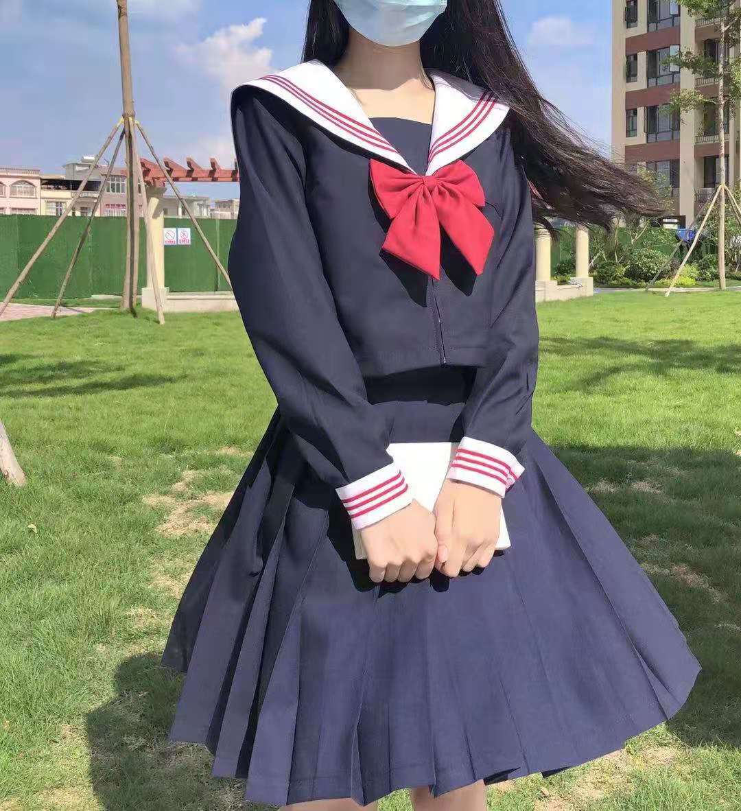 コスプレ♡ 選べるスカート丈♪ 制服セット 長袖 seifuku3 | ゆめかわ