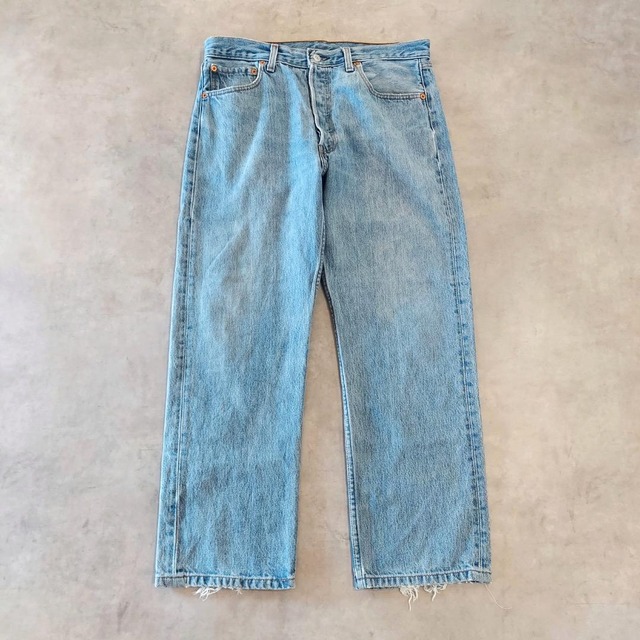 リーバイス501 W35 エルパソ 古着 青 USA製 90s 19551