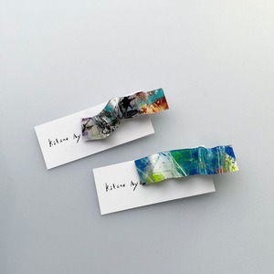 Fragment hair clip - uneri【Kitano Aya】
