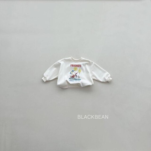 [即納L]≪black bean≫Funny mtm ivory (kids)