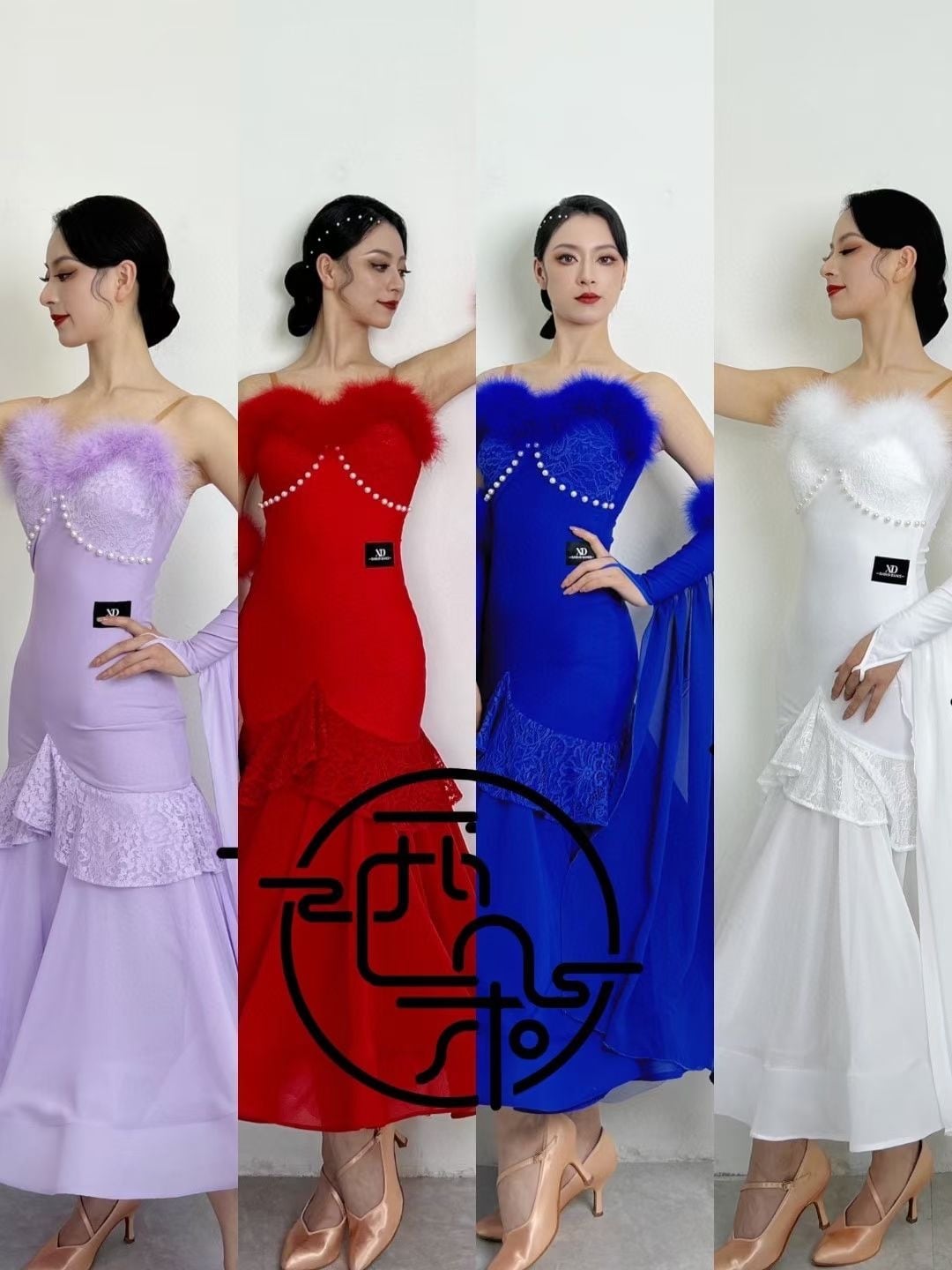 カラバリ豊富クイーンワンピース | 社交ダンスウェアSTUNNINGDANCEWEAR