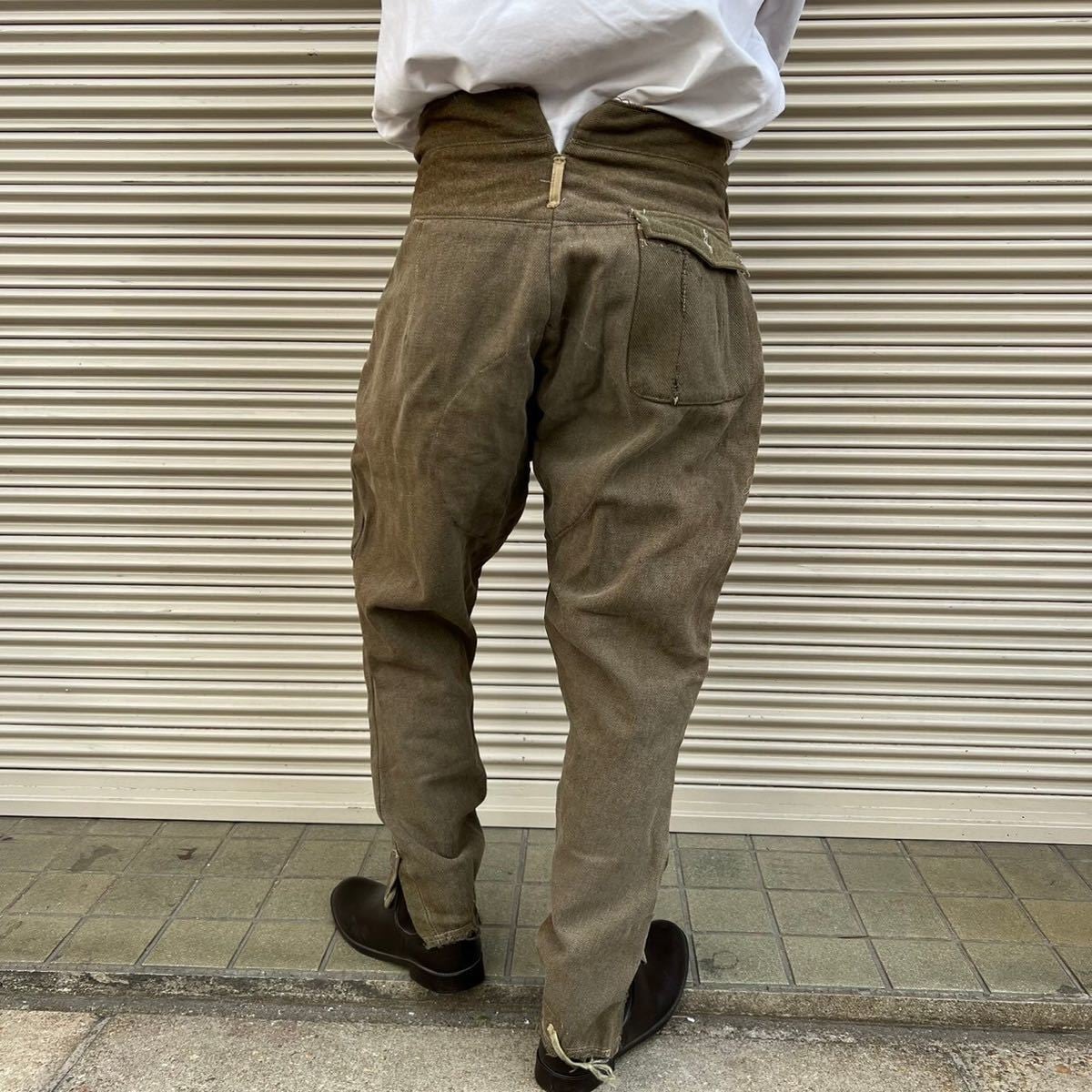 貴重 40s 大日本帝国 旧日本 実物 昭和19年 三式 ジョッパーズ 貴重 40s 大日本帝国 旧日本 実物 昭和19年 三式 ジョッパーズ