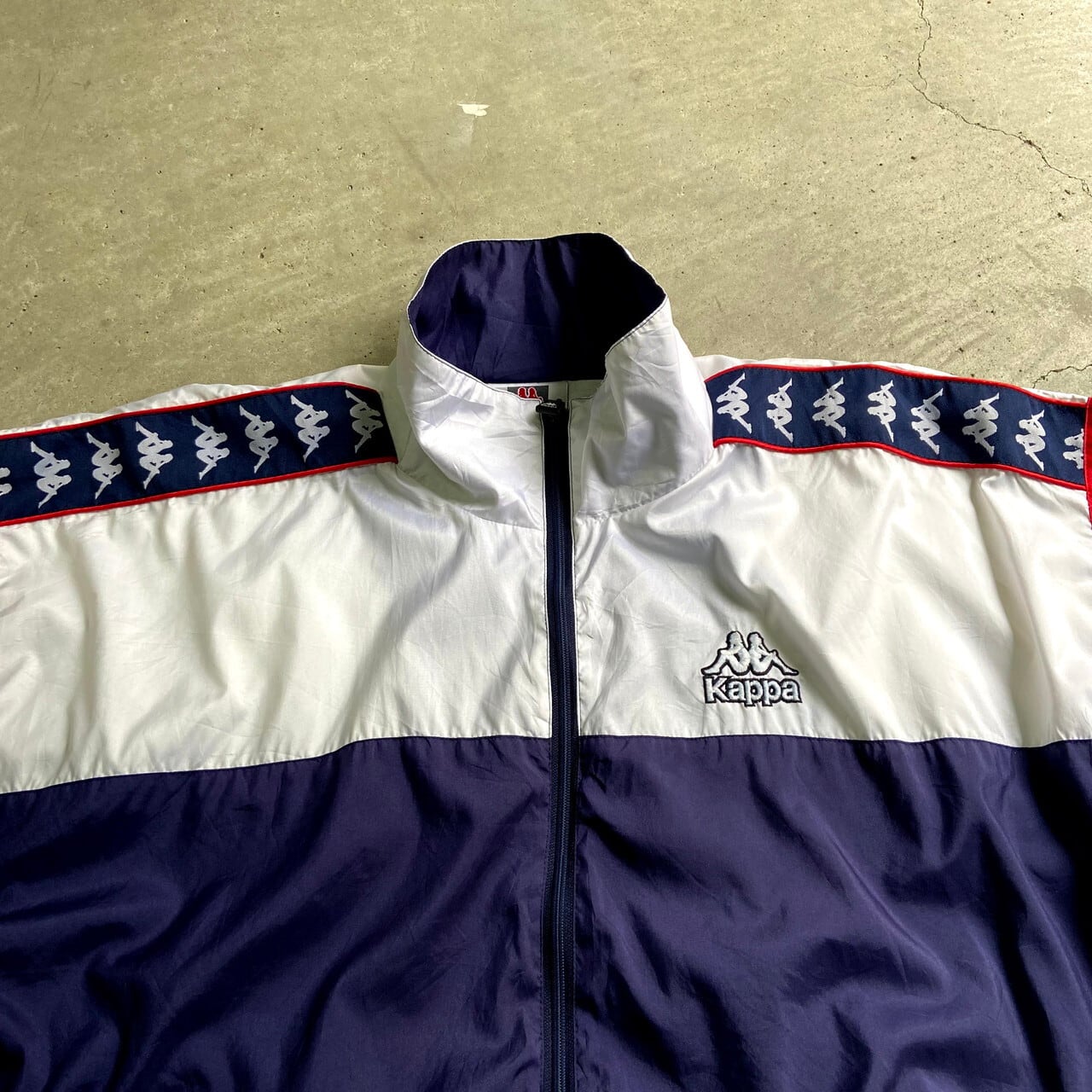 KAPPA 90s ナイロンジャケット navy purple