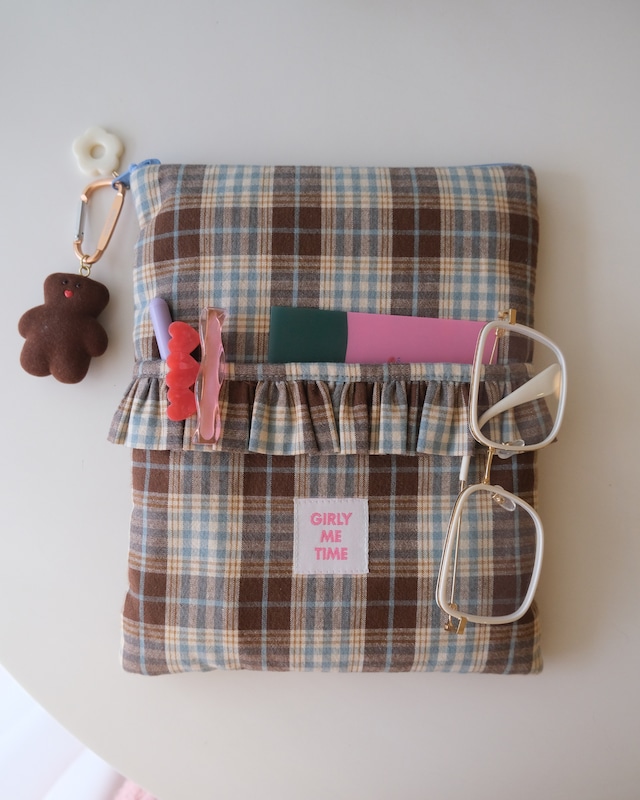 Multi Journal Pouch |  マルチ ジャーナルポーチ【mocha blue】