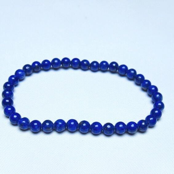 ラピスラズリ ブレスレット 5mm 一点物 メール便可 [M便 1/10] 111-48424