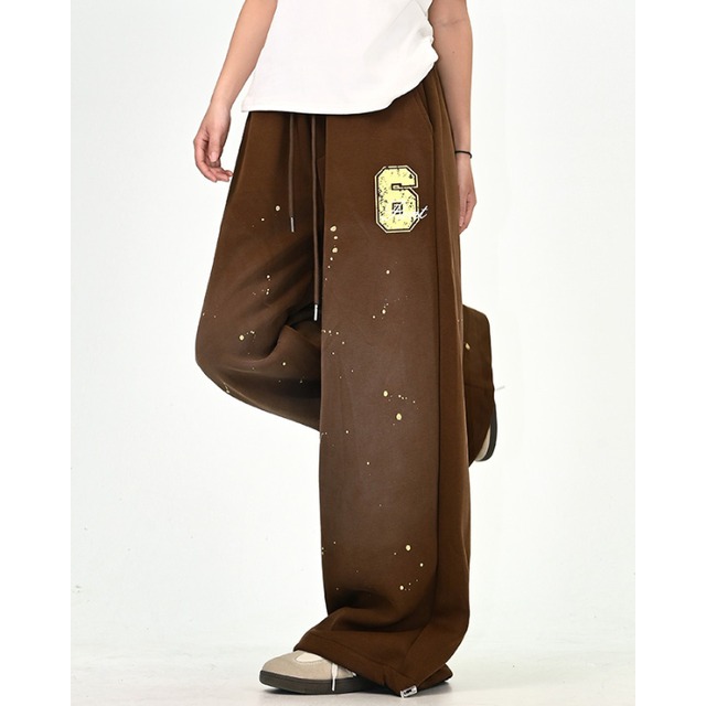 splash design number pants　スプラッシュデザインナンバーパンツ　J1416