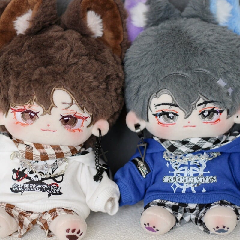 ✰20cm✰大正ロマン着物 紺 ぬいぐるみ服 無属性 | KiriDoll