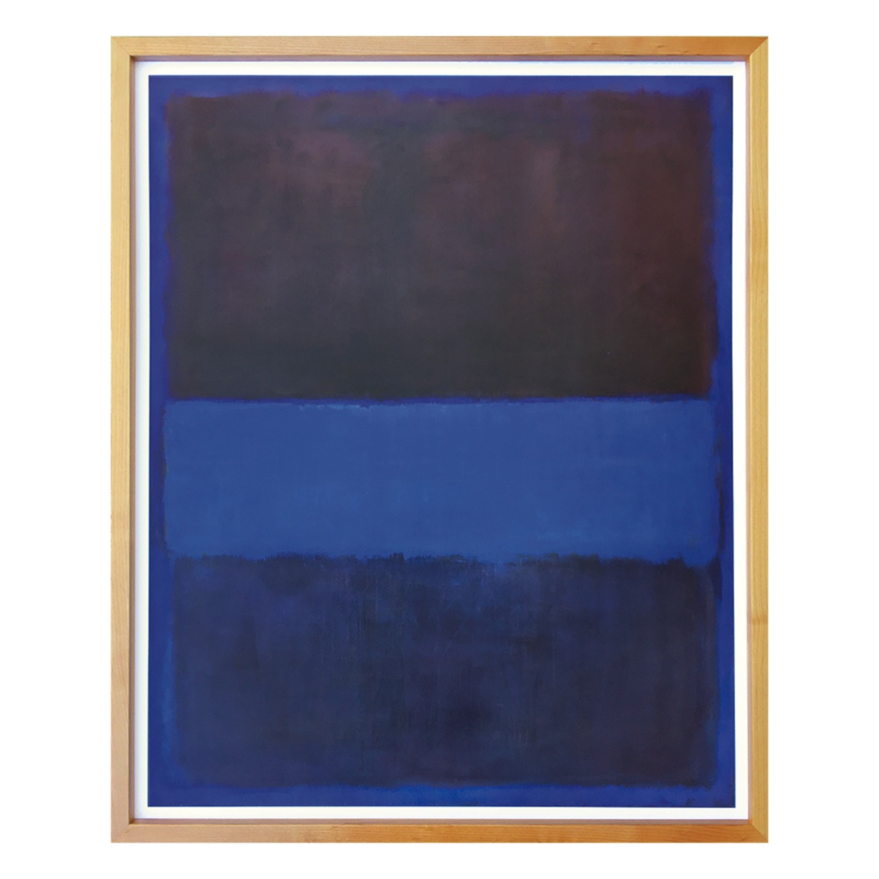[額縁付き] マーク・ロスコ「No. 61 (Rust and Blue), 1953」アートポスター 676×828mm AFMR08 - 1