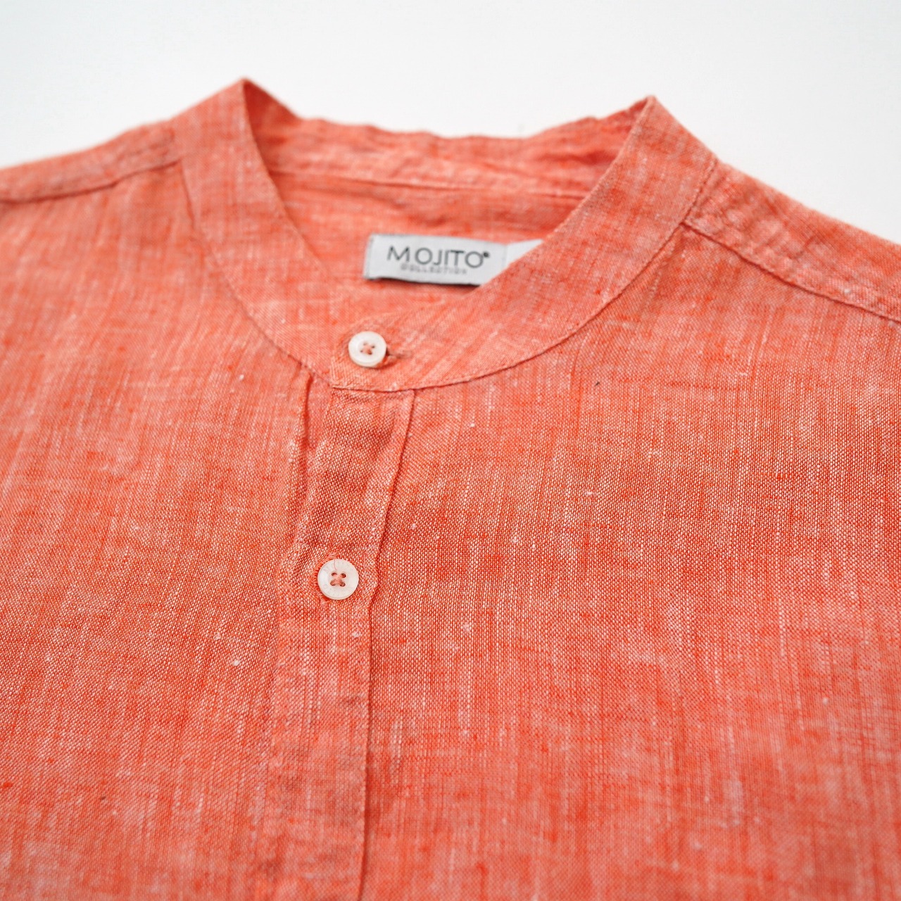no collar shirt