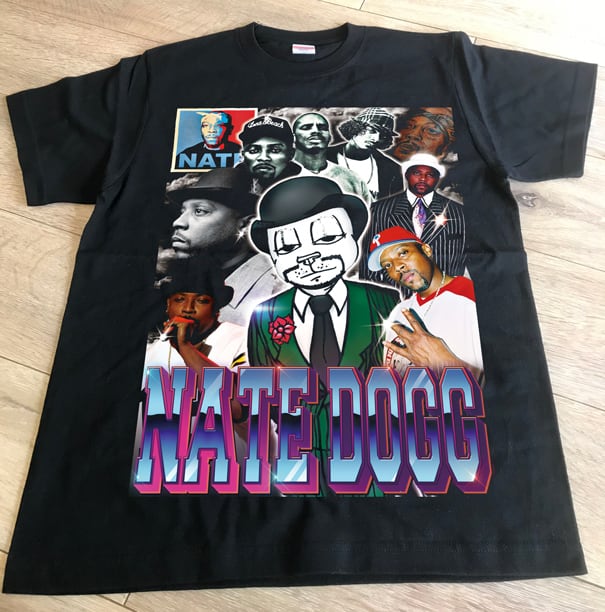 【RIP】レジェンドNATE DOGG-DPGCレジェンドTシャツ★ウェッサイ★