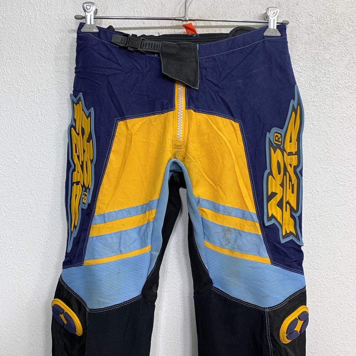 NO FEAR モトクロスパンツ W30 ノーフィア レーシングパンツ イエロー