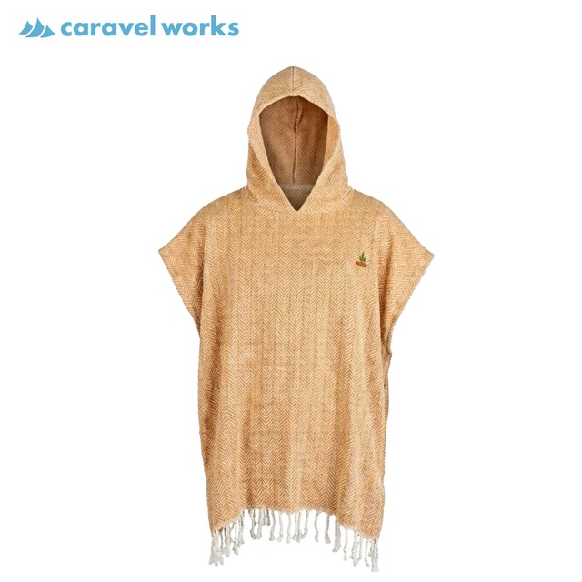 タオルポンチョ　イエロー（Towel Poncho　yellow）