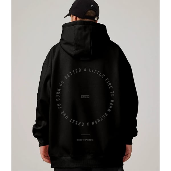 Back letter design hoodie P144