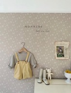 【即納】monbebe/suspender pants