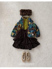 アーバンラビット / URBAN RABBIT / フリルカンカンロングスカート / 韓国子供服 / キッズ / 26winter〖取寄〗*XS~XL*