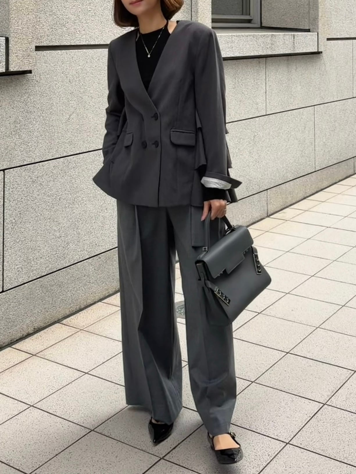 予約】duck pants / gray (2月下旬発送予定) | HYEON