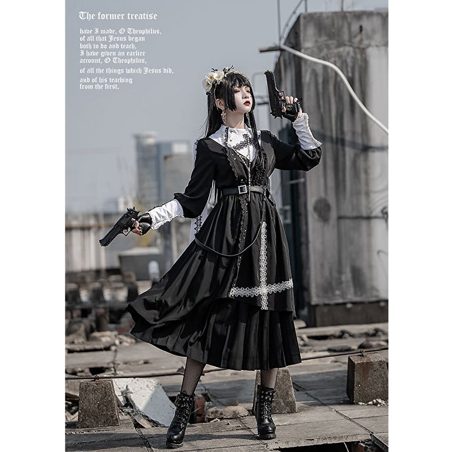 ゴスロリ通販 With U ゴシック ロリィタ ドレス ワンピ ミリロリ