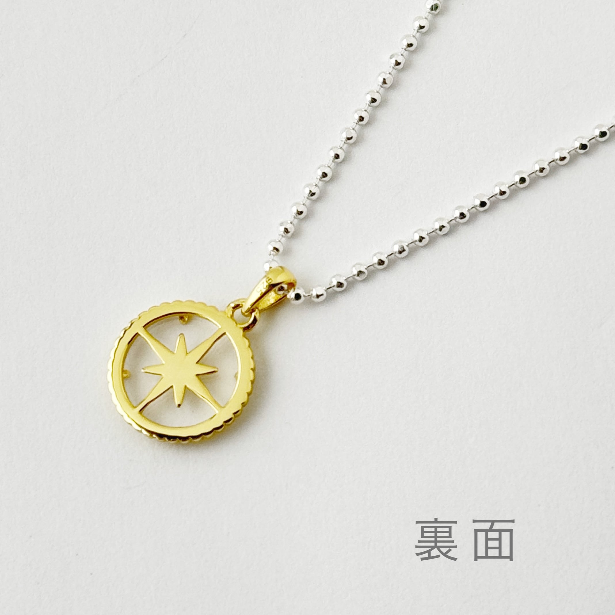 Gold Coating クリスタル スター コンパス ペンダント | 【公式通販