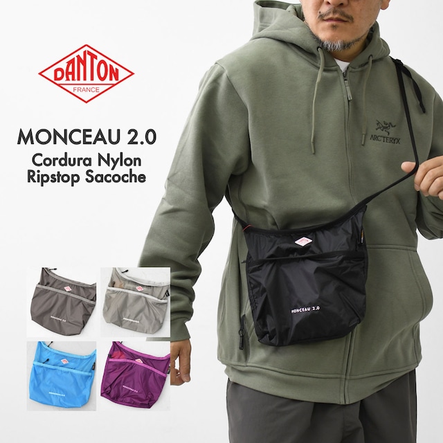 DANTON [ダントン] MONCEAU 2.0-Cordura Nylon Ripstop Sacoche-[monceau2.0] モンソー2.0 ・コーデュラナイロンリップストップサコッシュ・小物入れ・ショルダー・MEN'S / LADY'S [2026SS]