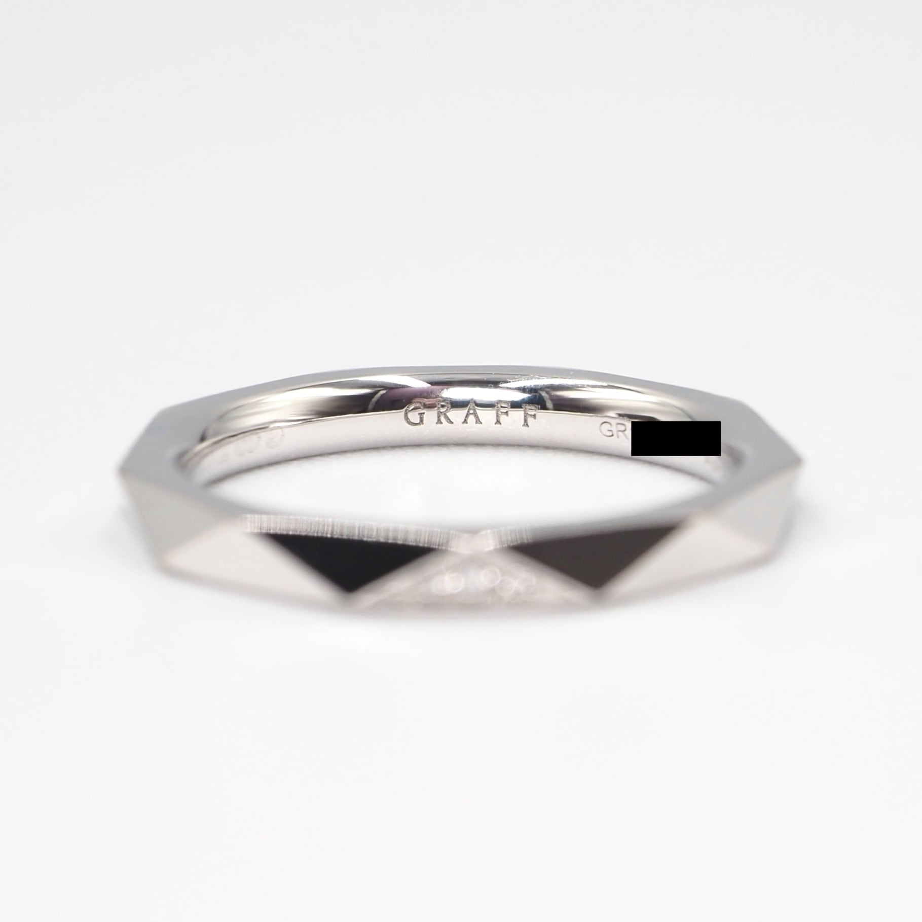 GRAFF 約6号 ファセットリング K18WG ホワイトダイヤモンド グラフ