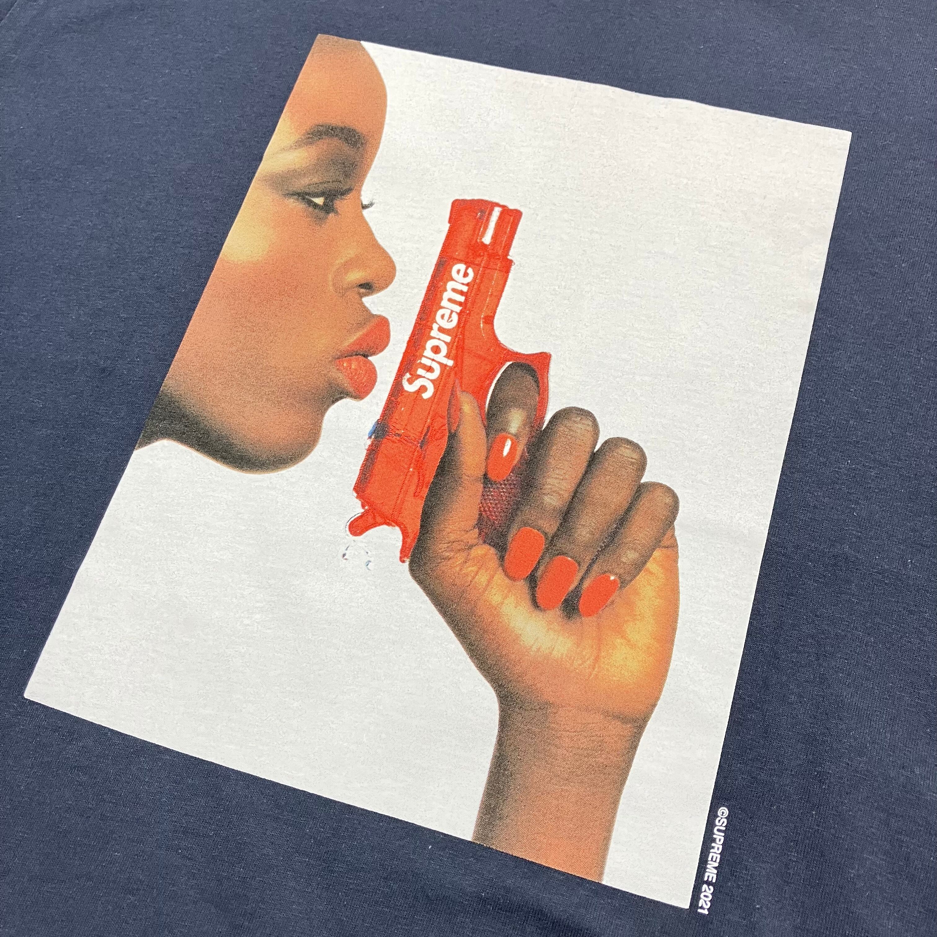 専用　XL Supreme Water Pistol Tee Navy