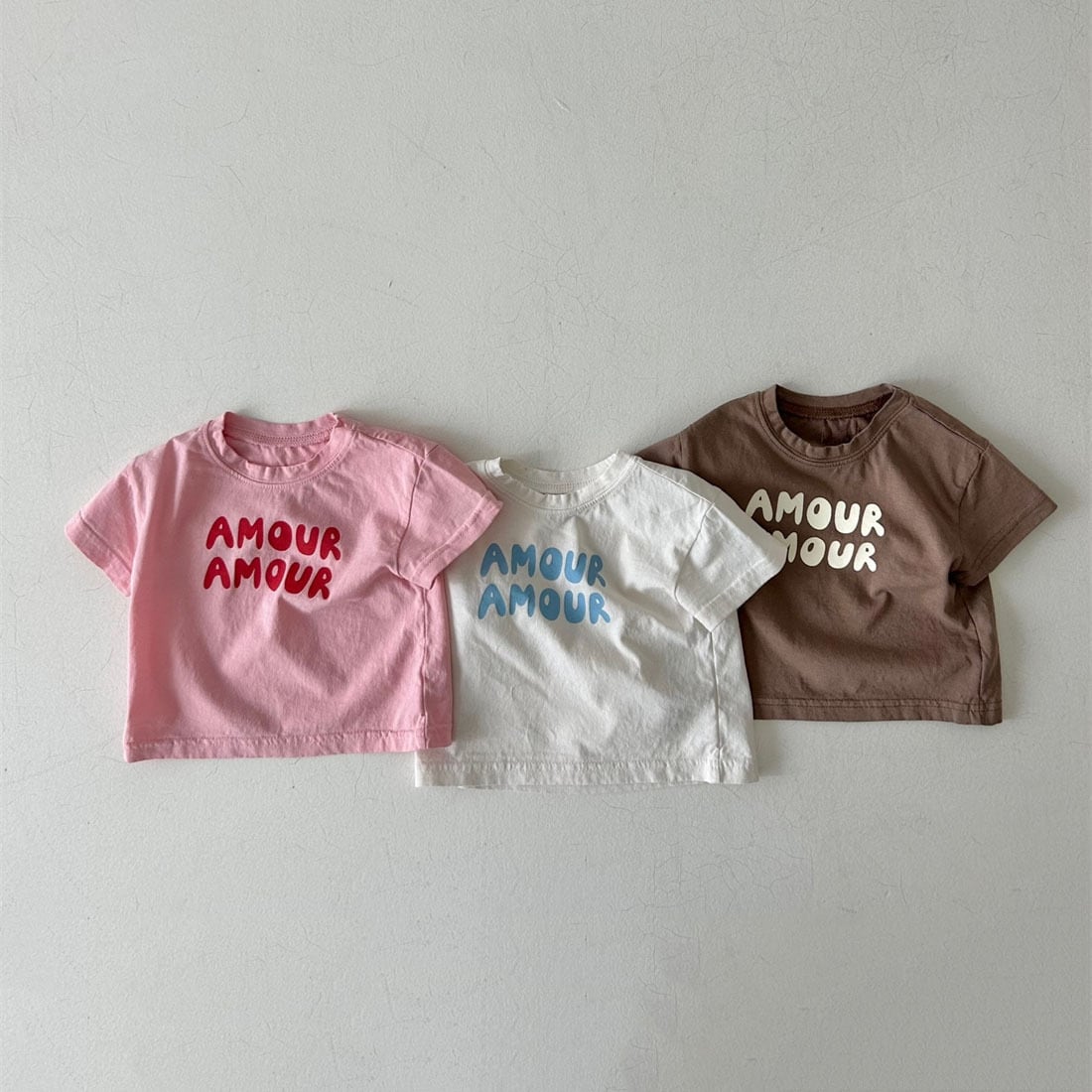 【BABY&KID】夏新作 英字柄半袖tシャツ
