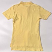 90s Ralph Lauren ラルフローレン ワンポイント 半袖 ポロシャツ M/イエロー系 レディース インパクト21