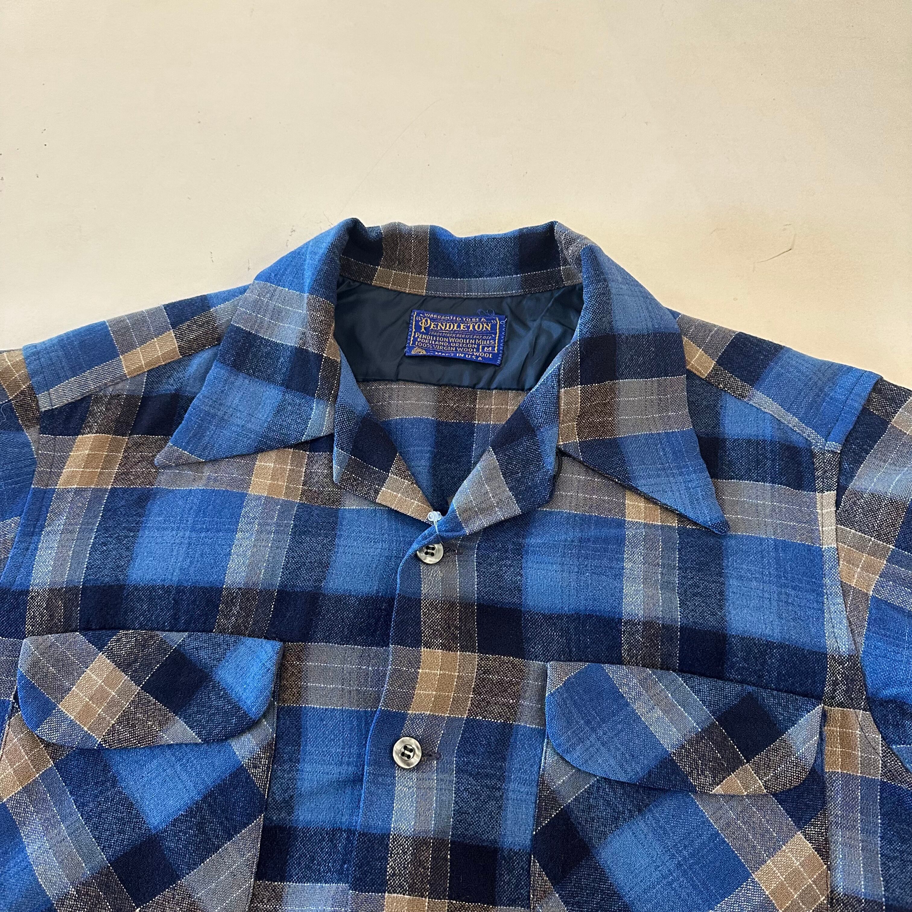 70s PENDLETON BOARD Shirt blue | BerBerJin Yuhodo