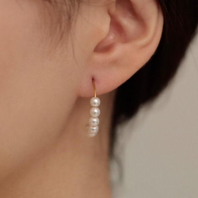 316L dripping pearl pierce #p12
