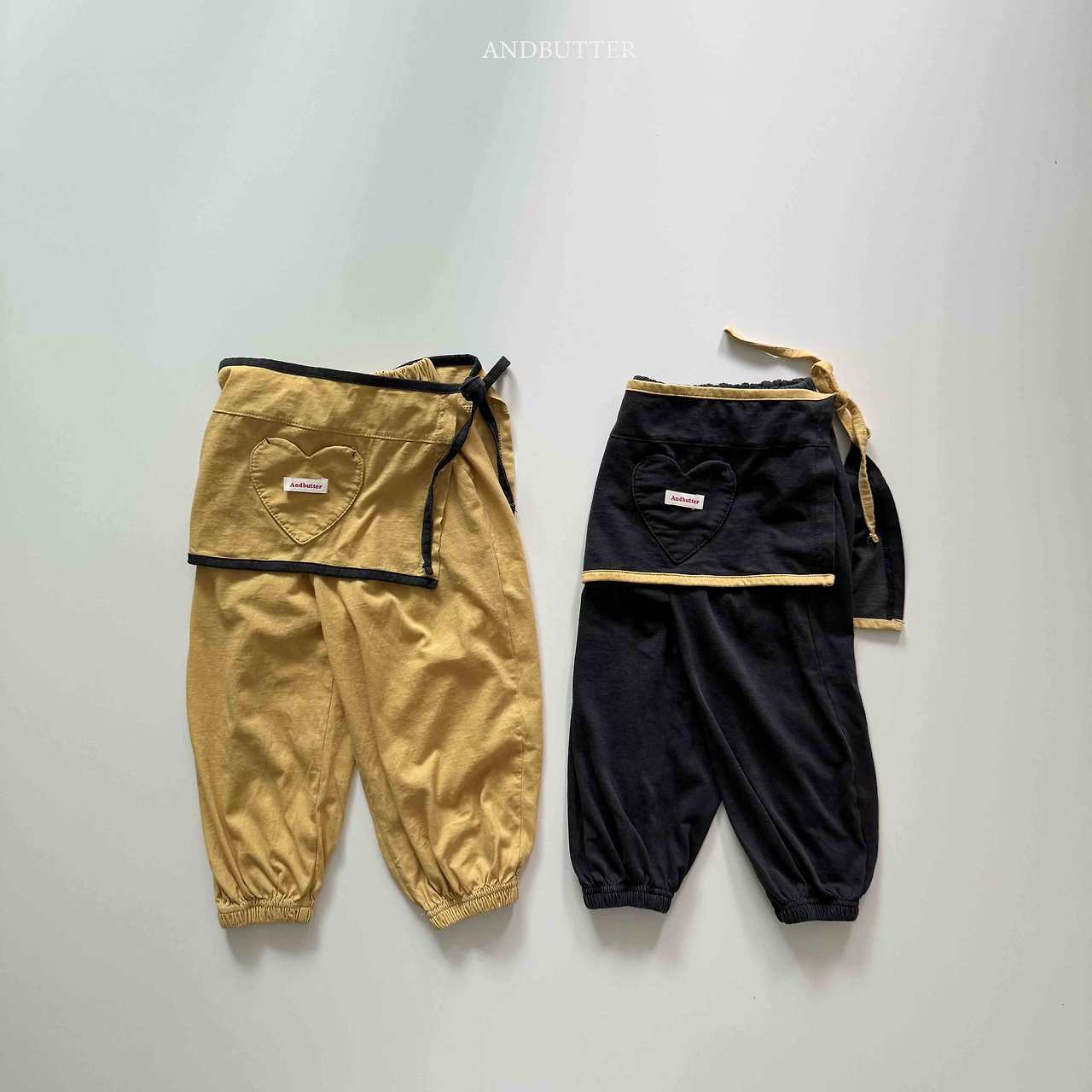 【予約商品】andbutter / Apron pants