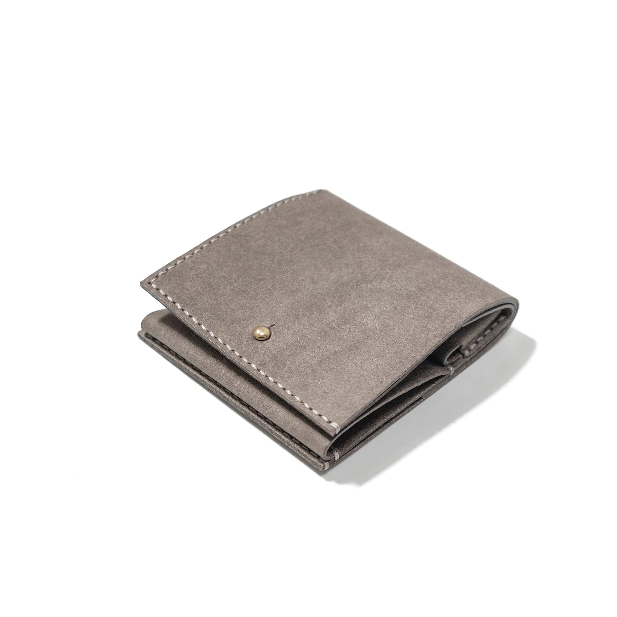 レザー二つ折り財布 グレー 二つ折り財布 Sabrina Half Wallet グレー ｜ 国内生産 イタリアン