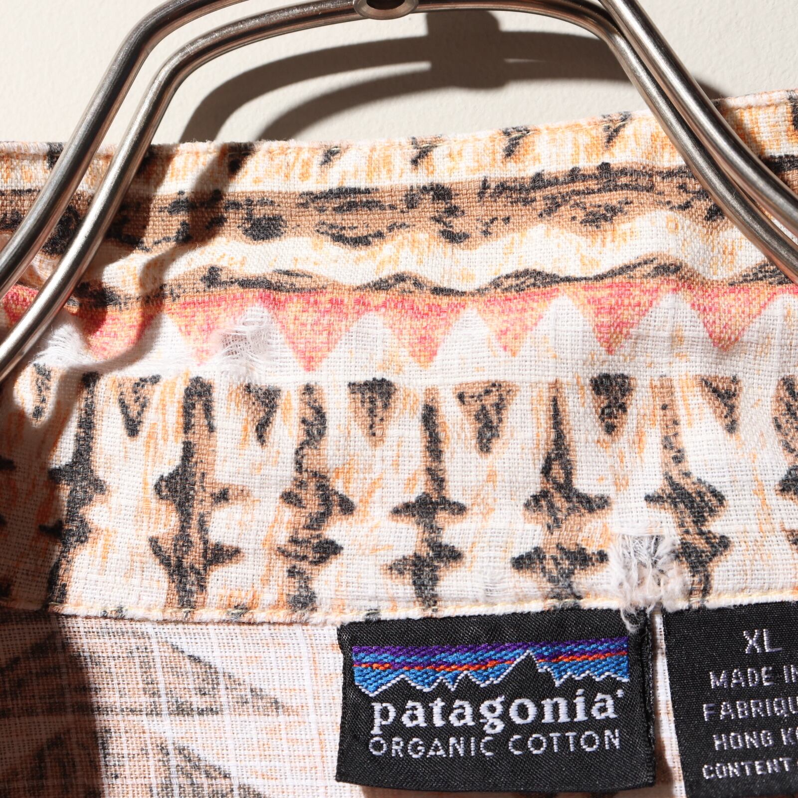 美品 XL 97年 A/Cシャツ ネイティブ柄 patagonia パタゴニア Native  