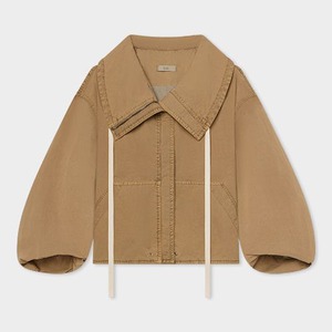 CO　ROLLED COLLAR JACKET　MUSHROOM