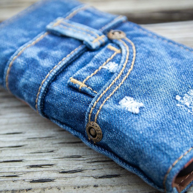 【特価セール】UK Trident デニム iPhone X ケース/iPhone Xs ケース 手帳型（アイホンXケース/アイホンXs ケース）カード収納 おしゃれ iPhone10ケース / iPhone10s ケース（5.8インチ）