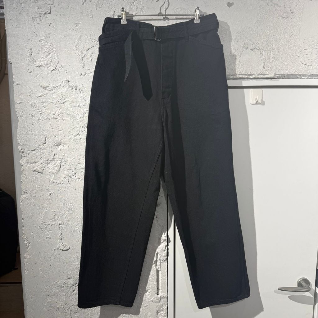 COMOLI コモリ 23SS フットボールTシャツ ロンT X01-05005 ネイビー