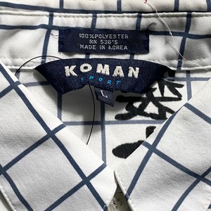 old long sleeves polyester shirt