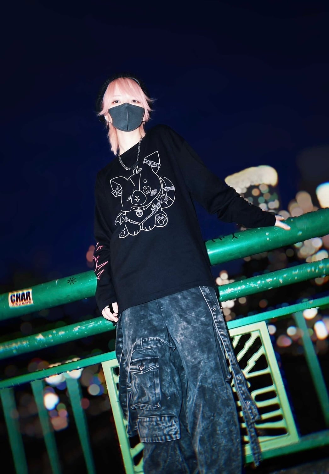 R*様 のんふぃく！ 新体制お披露目 小枝ここあ Tシャツ パンツ セット ここあ×PSYNYXXコラボロンT | 韓国系ユニセックスTHICC サブカル系PSYNYXX