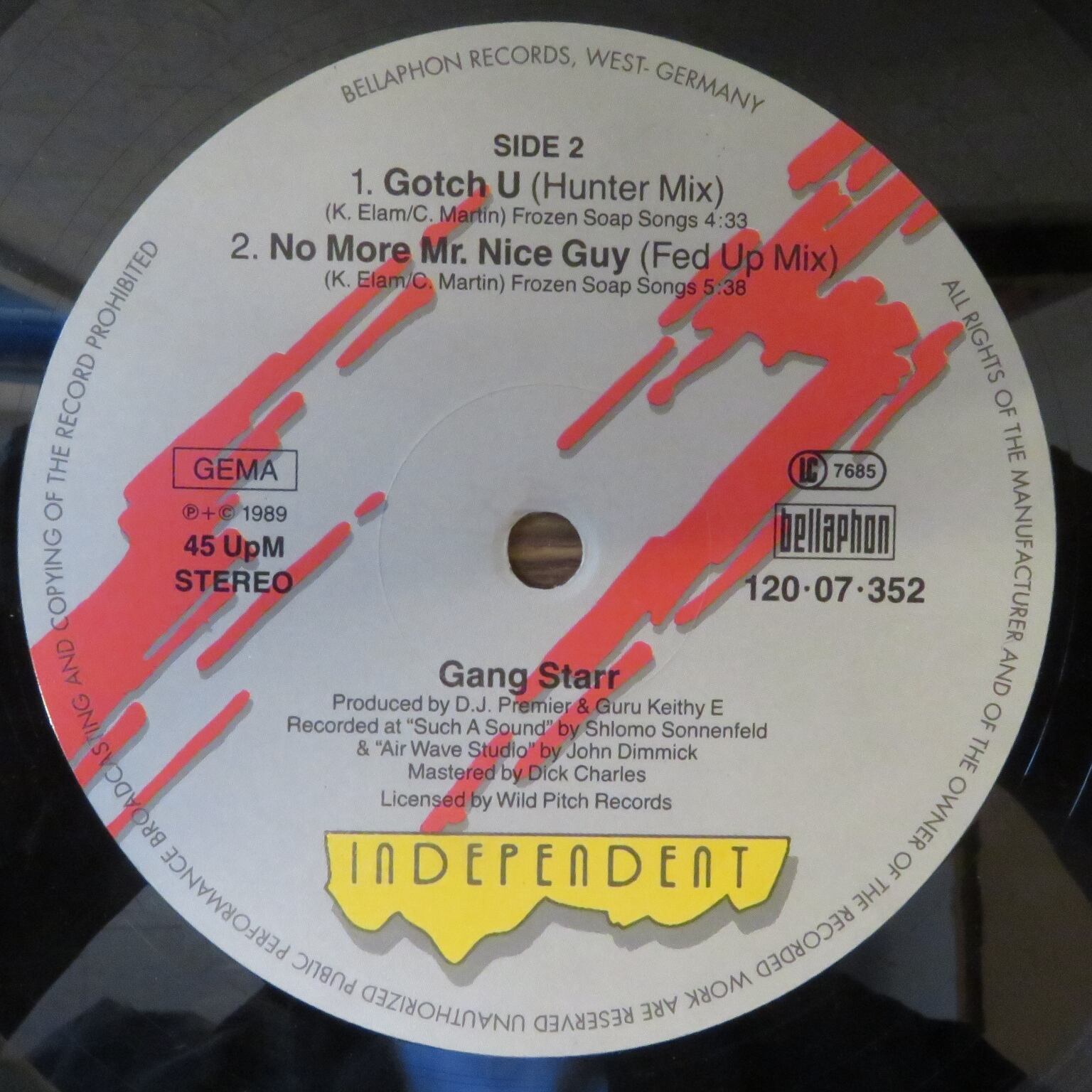 Gang Starr / Positivity [120-07-352] - 画像4