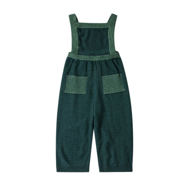 Knit Planet / Pocket Dungarees / GREEN