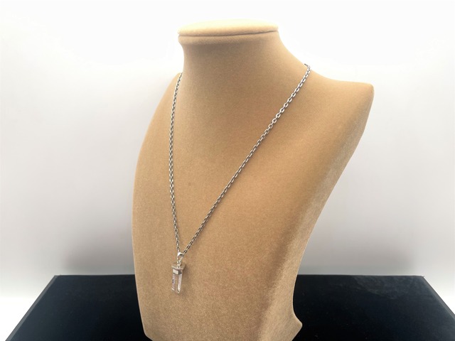 シルバーペンダントトップ（水晶原石）