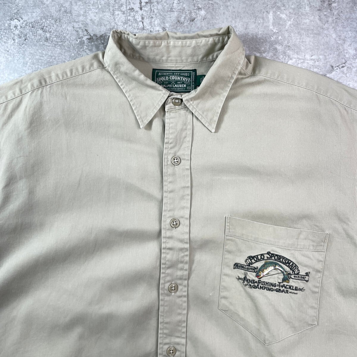 90年代 ラルフローレン ポロカントリー POLO SPORTSMAN 長袖 コットン